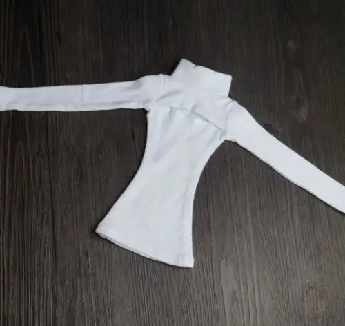 BJD سترة بيضاء وتتسابق معطف الملابس ل 1/4 1/3 24 "طويل القامة MSD SD13 DK DZ AOD DD ملابس دمية