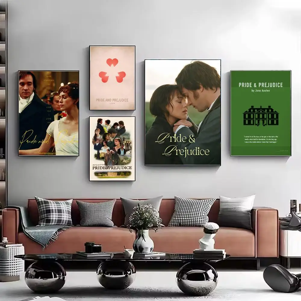 Pride And Prejudice Retro TV Movie Poster HD Wall Art Aesthetic Home Decor for Living Room Bedroom Café Office Stylish Gift