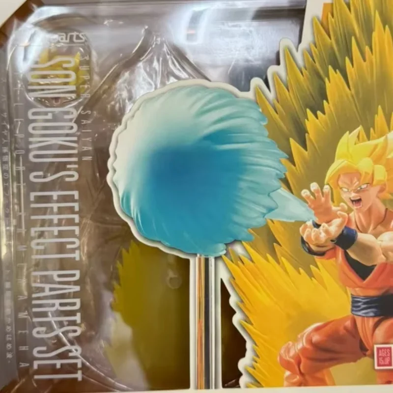 Original Bandai In Stock Shfiguarts Dragon Ball Z Son Goku'S Effect Parts Set Teleport Kamehameha Action Figures Ornaments Toys