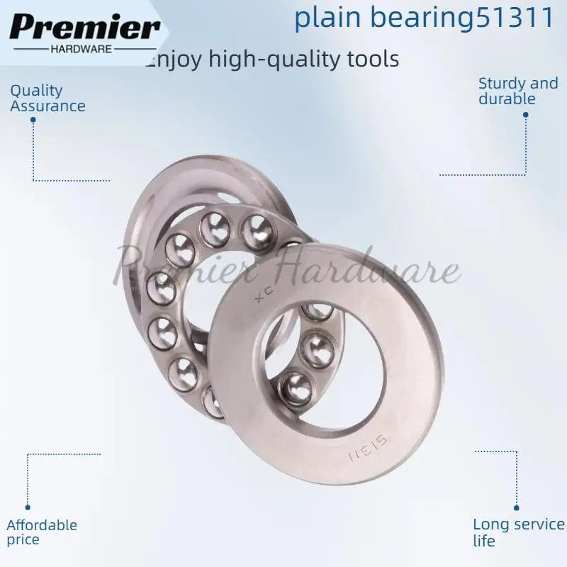

Plain Bearing 51311 for Industrial Machinery Fits Packaging Machines, Food Chemical Equipment Printing Tools,