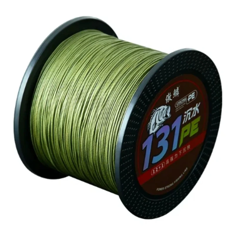 

12-strand PE Braided Fishing Line 100m 300m 500m Super Smooth Sinking Main Line Abrasion Resistant Casting Lure Sea Fishing Line