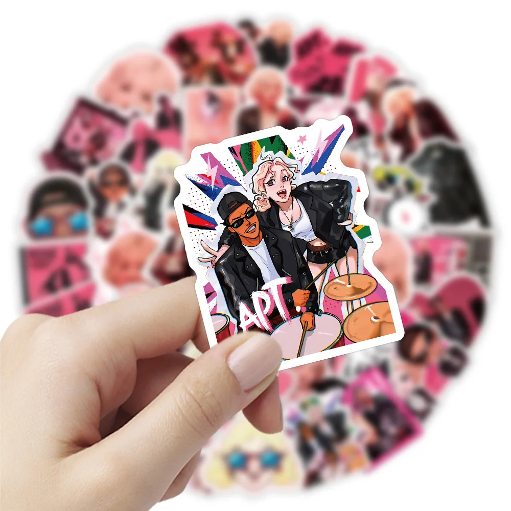 10/30/50PCS APT. Stickers ROSÉ Bruno Mars Sticker Song Graffiti DIY Scrapbook Luggage Laptop Guitar Car Bike Decals Fans Gift