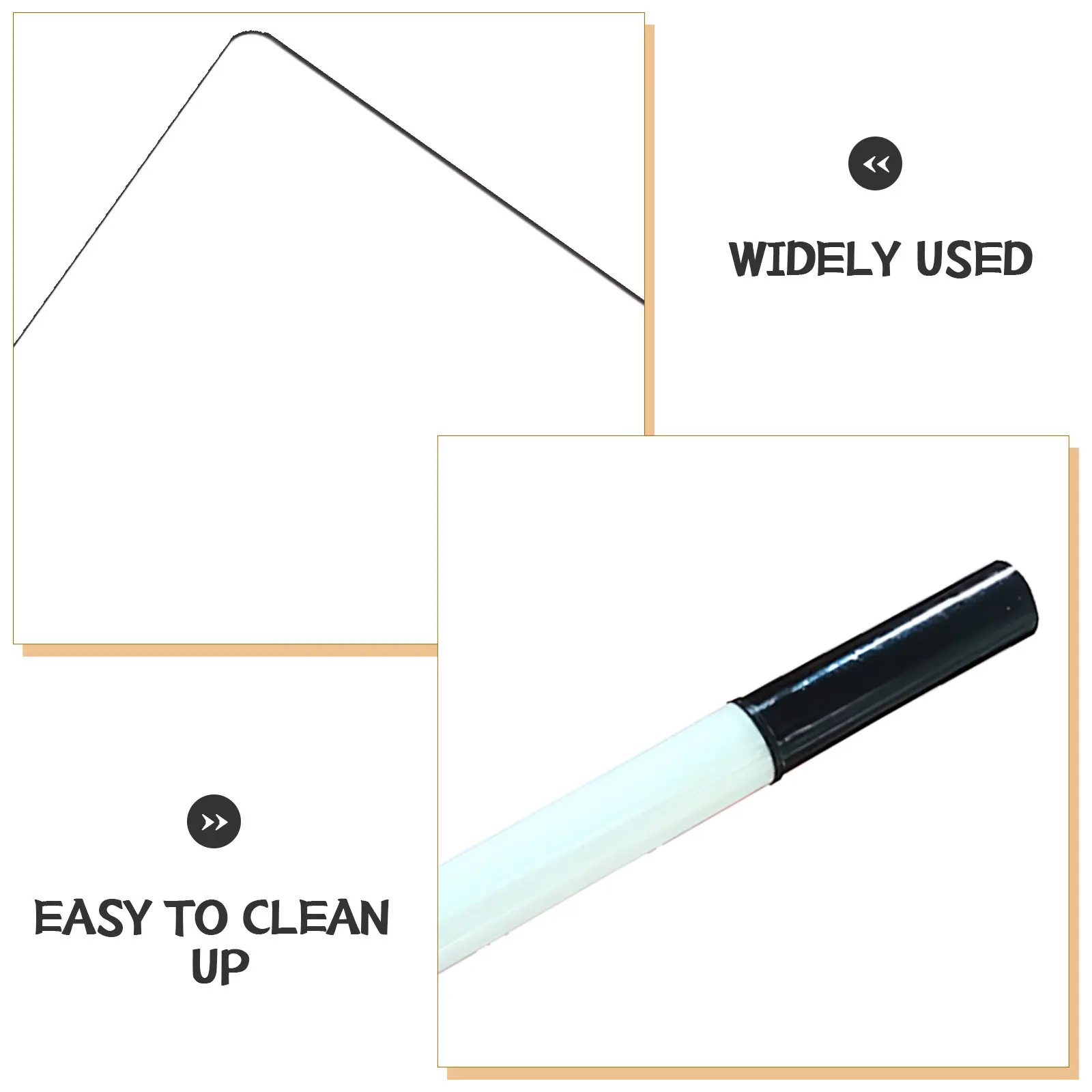 

Best Seller 12Pcs 10x10cm Whiteboard Stickers with Pen, Removable Dry Erase Sticky Notes, Reusable DIY Wall Stickers for Kids