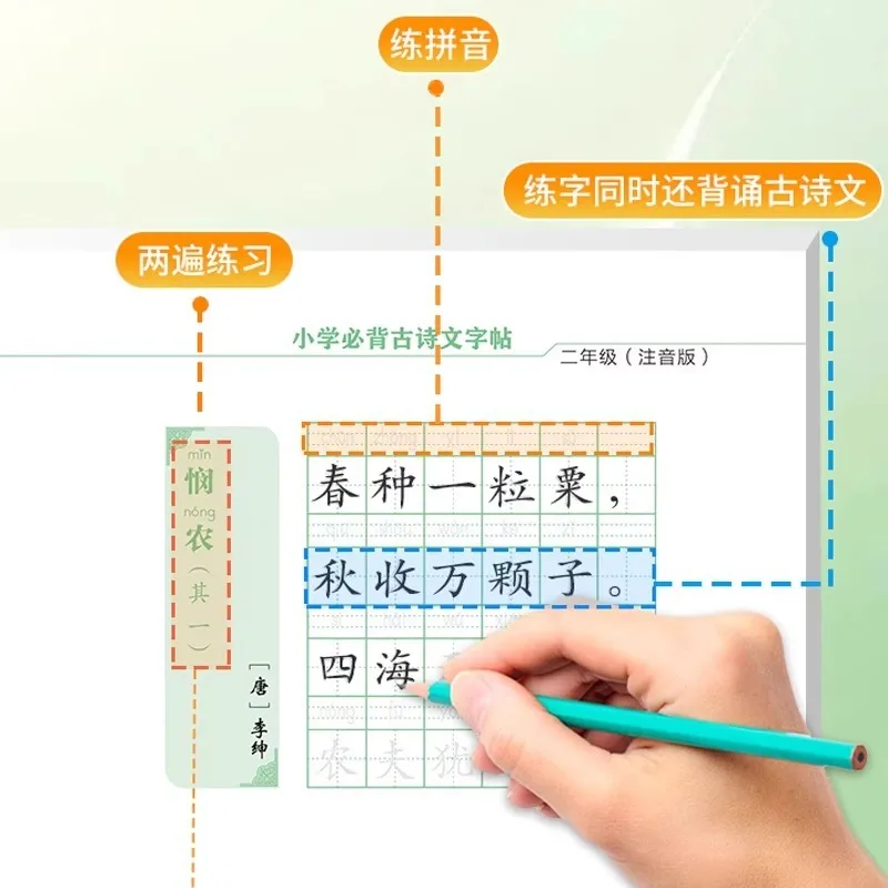 Read Pictures, Write Sentences, Practice Calligraphy, Ancient Poetry, and Expand Syntax Using The Five Senses Method