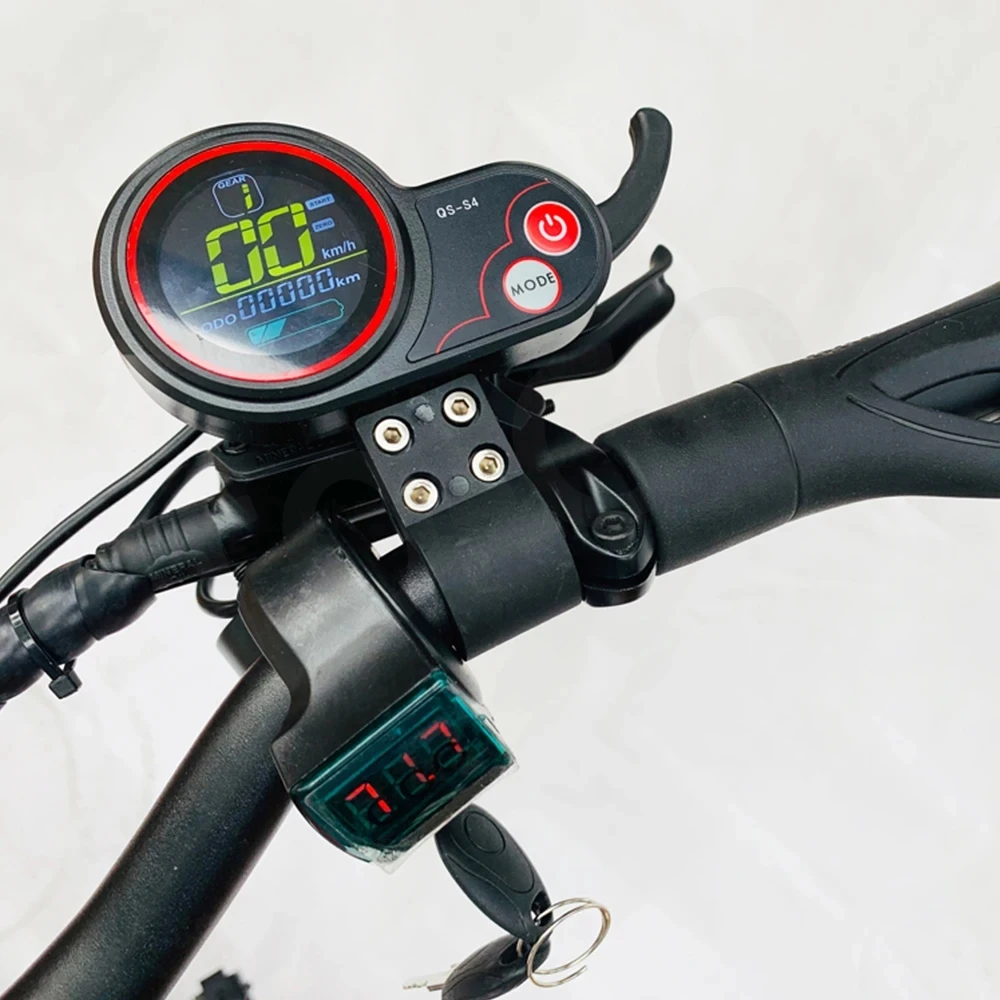 Electric Scooter Controller Display Thumb Throttle QS-S4 LCD Display Kit for Zero 8 9 10 8X 10X E-scooter 6PIN Display Parts