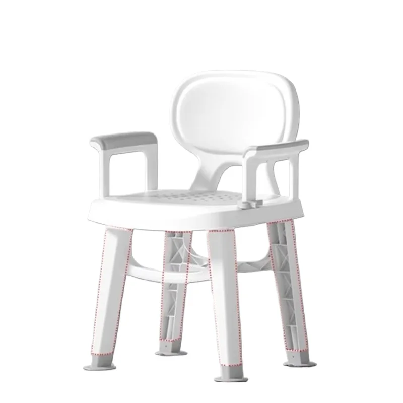 

Purple Elderly Shower Stool Japanese Unique Back Small Restroom Shower Stool Taboret Plastic Sillas Plegables Home Furniture