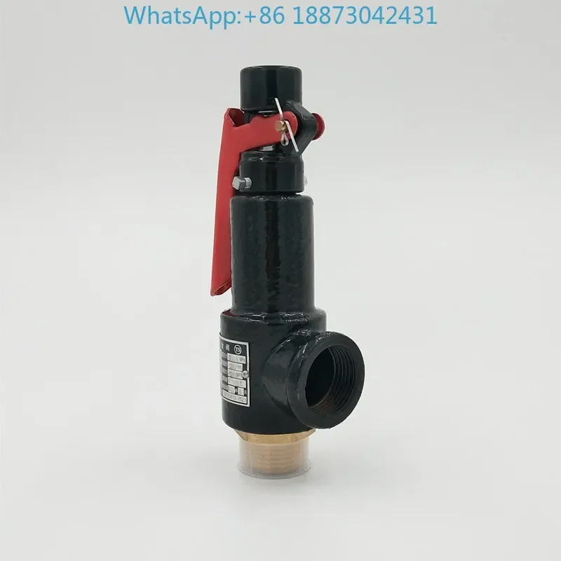 Fuyu A27W-16T/10 spring type safety valve gas storage tank steam boiler wire buckle pressure relief valve DN15 20