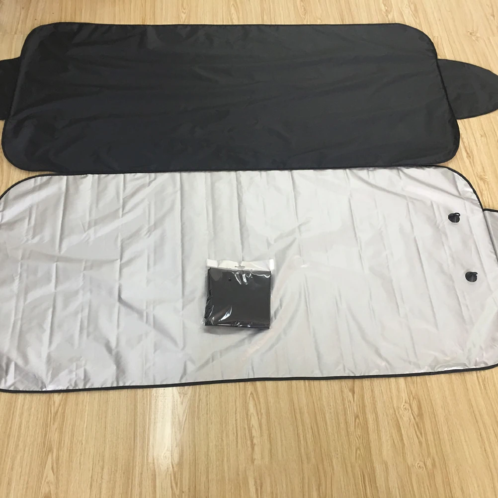 

Car Windshield Sunshade Protector Silver Black Cover Summer Winter Frost Guard Ice Snow Visor Foldable Anti UV Car Accessories