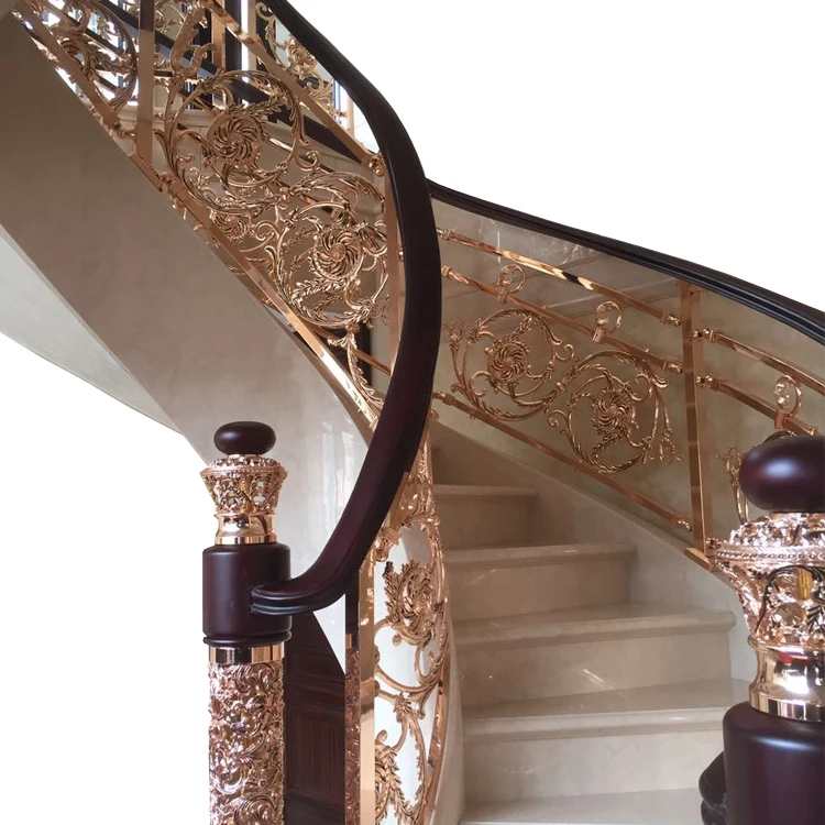 

Luxury wrought iron railings inside design for stairs interior