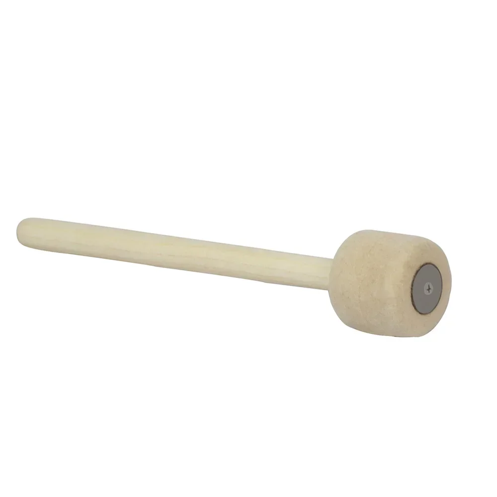 Holzhammer, Trommelstöcke, Trommelstöcke, Hammer für Militärtrommeln, Wollfilzkopf, Snare-Drumsticks mit Holzgriff – Detail 7