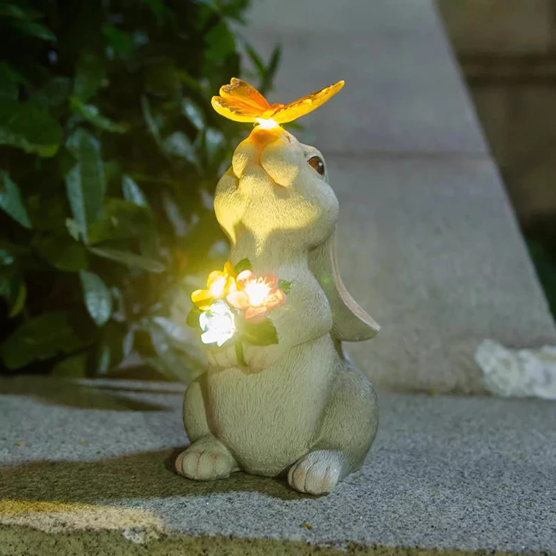 

Rabbit Animals Outdoor Light Modern Luxury Designer Display Creative Lamp Lighting Waterproof Luce Giardino Lights Decoration