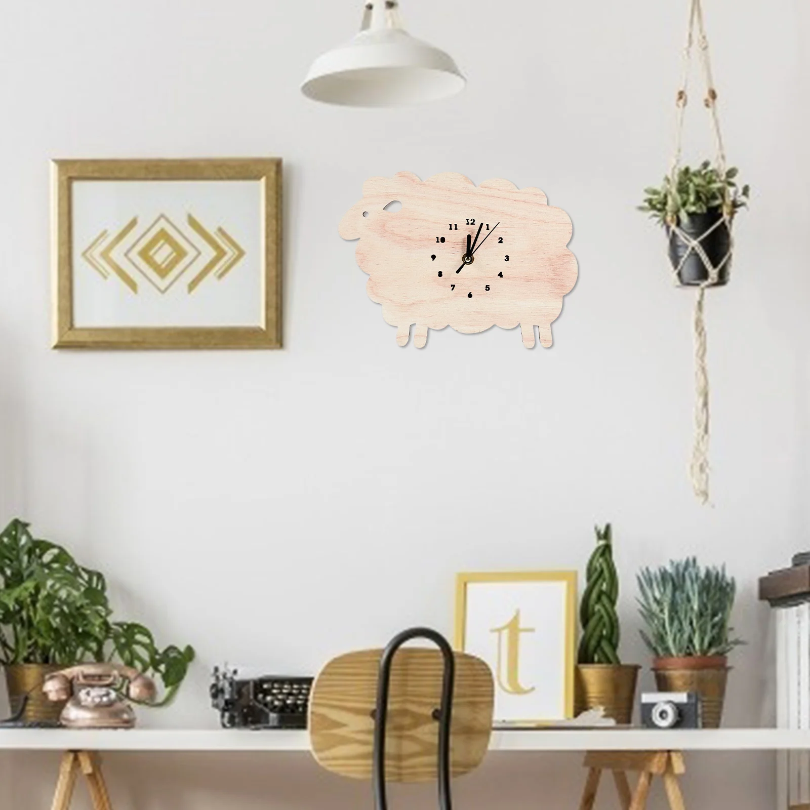 

Silent Wall Cartoon Silent Wall Hanging Children Clock Animal Design Home Office Decor Kids Bedroom Outdoor Use Powered