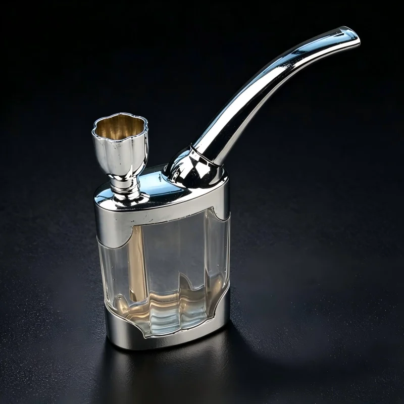 Reduce Tar Washable Water Smoking Pipe Recyclable Mini Smoke Filter Detachable Portable Smoke Pipe Hot Sale Smoke Gift of Health
