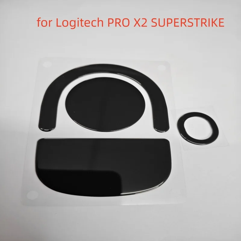 Glass Material Mouse Pad, Suitable for Logitech PRO X2 SUPERSTRIKE Wireless Mouse and Custom Curved-Edge Mouse Accessories