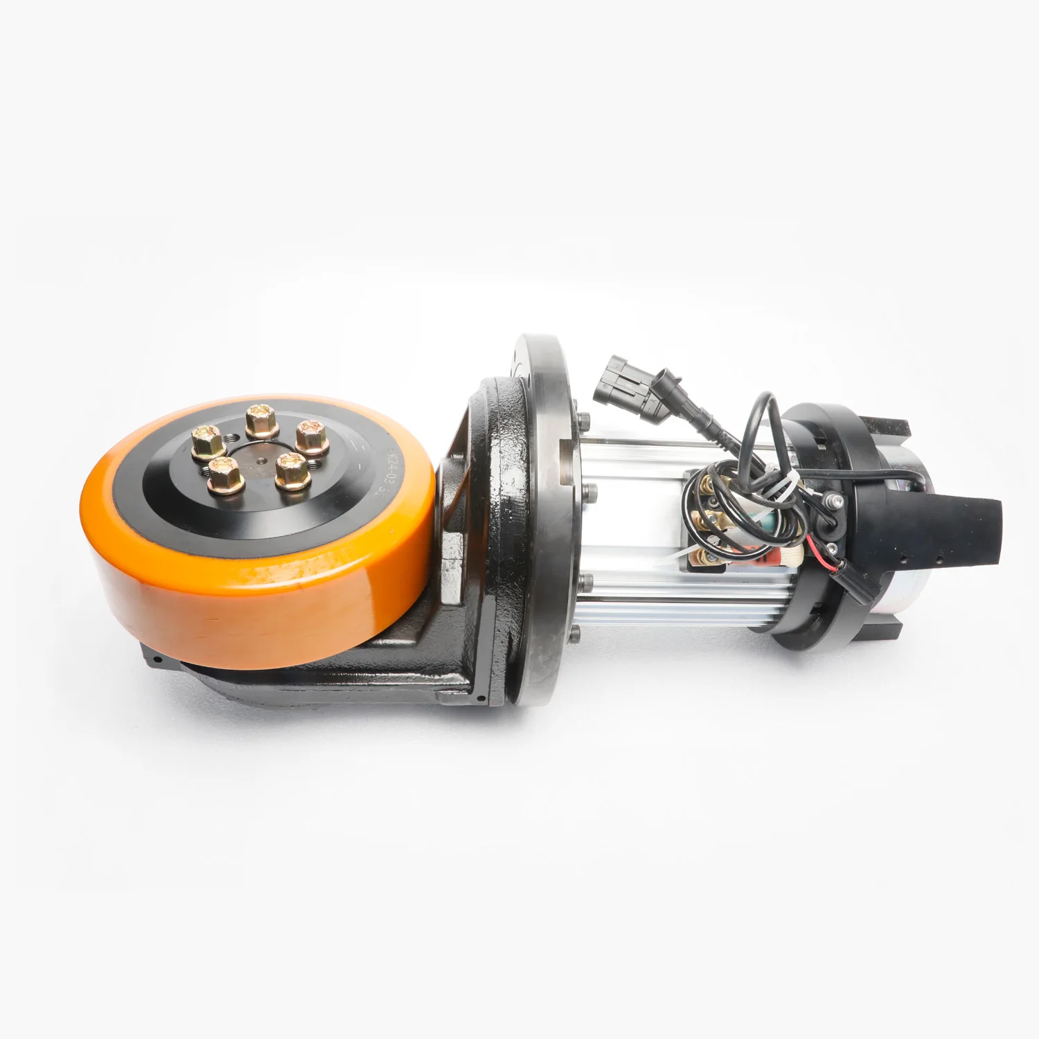 

1500kg Forklift Wheel Electric Drive Motor Vertical Traction Wheel With 1500w AC Motor For Industrial AGV Robot Vehicle