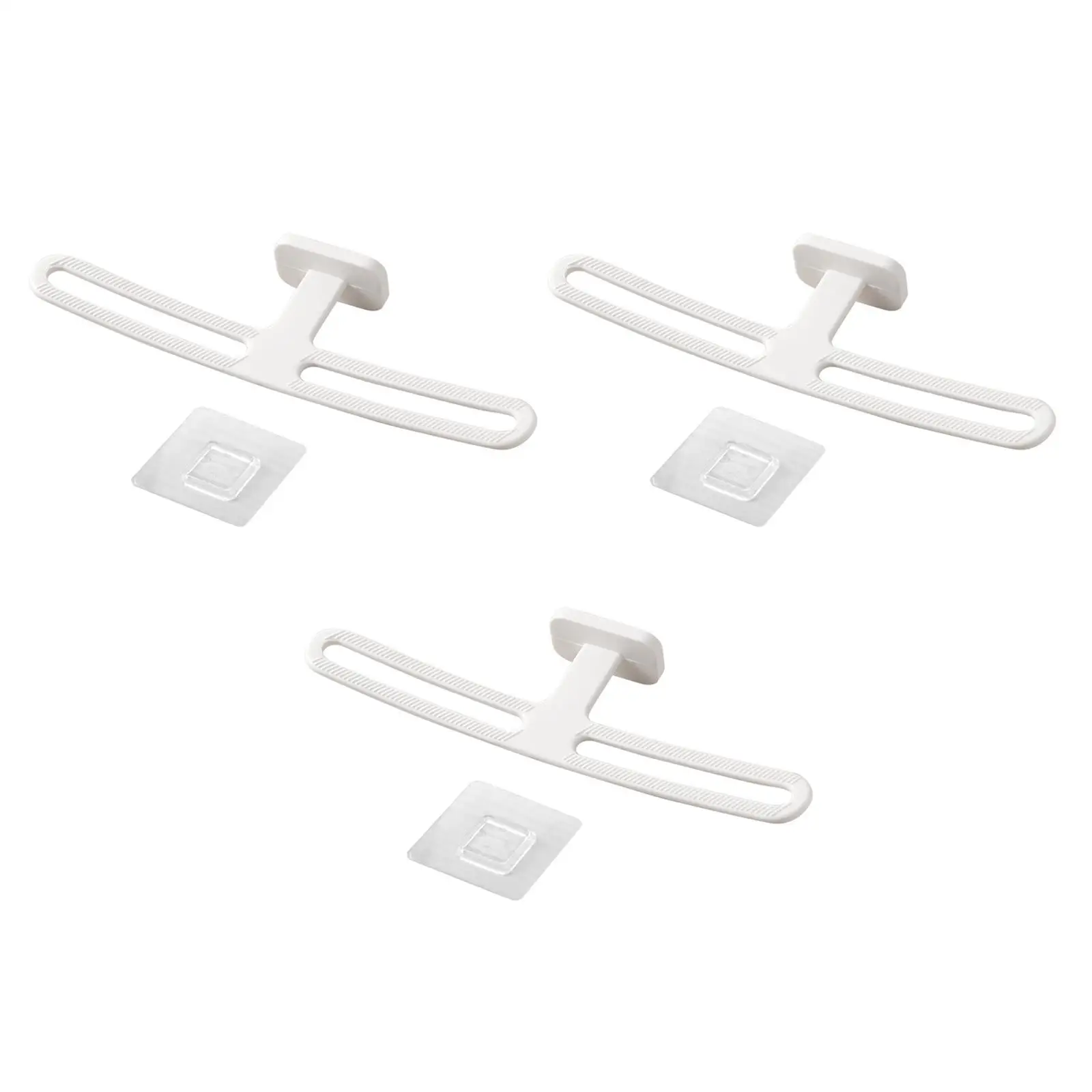 

3 Pieces Hairband Storage Racks Sturdy Wall Mounted for Room Household Dorm
