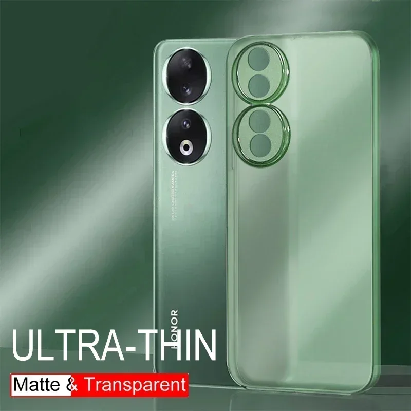 0.3mm Ultra Thin Silicone Case For Huawei Honor 90 70 50 80 Pro SE Transparent Matte Soft Slim Back Cover Shell Candy Color TPU