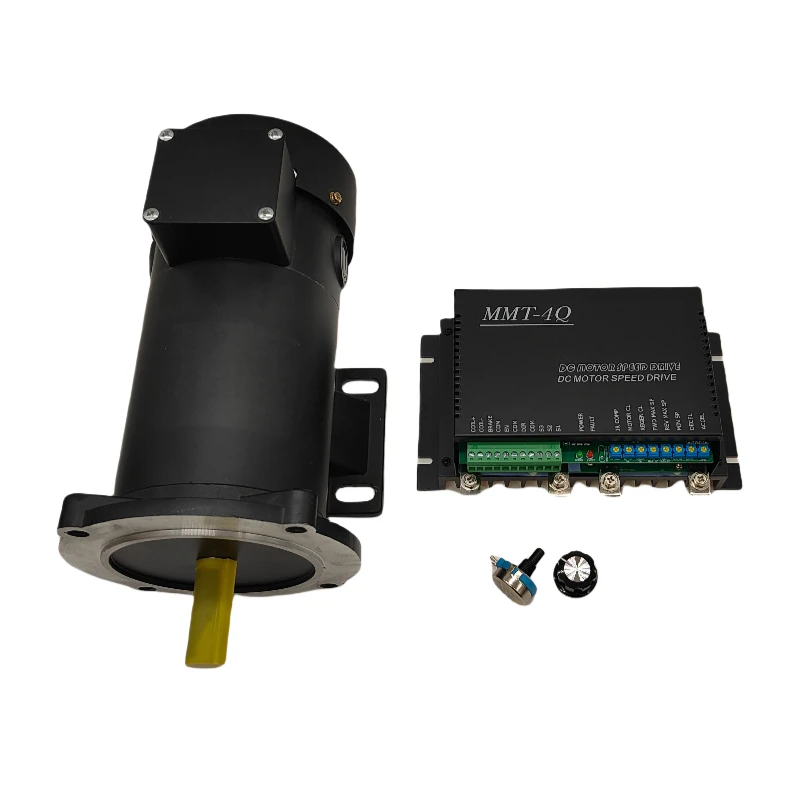 24V 1HP 1750RPM DC Brushed Motor with 100A Reversible Controller - Ideal for Industrial Automation