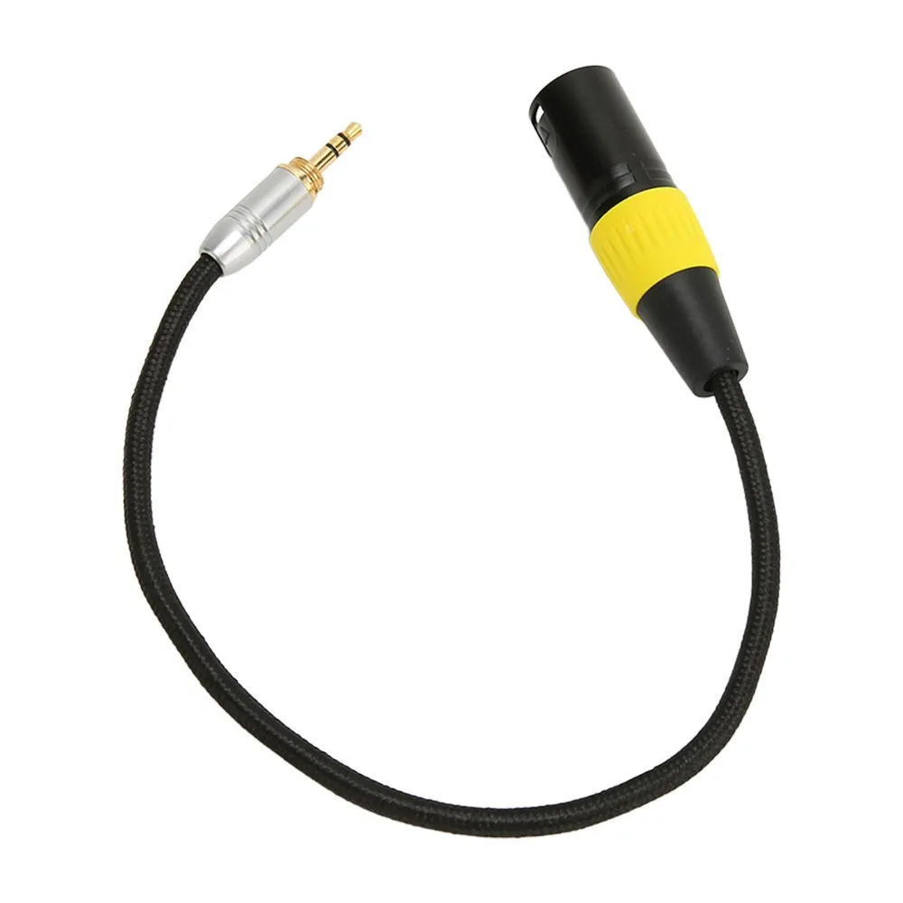 

Gold Plated 3.5mm Male to XLR Cable Noiseless Plug-and-Play 3.5mm to 3 Pin XLR Adapter Cable Sound Cable Audio Equipment