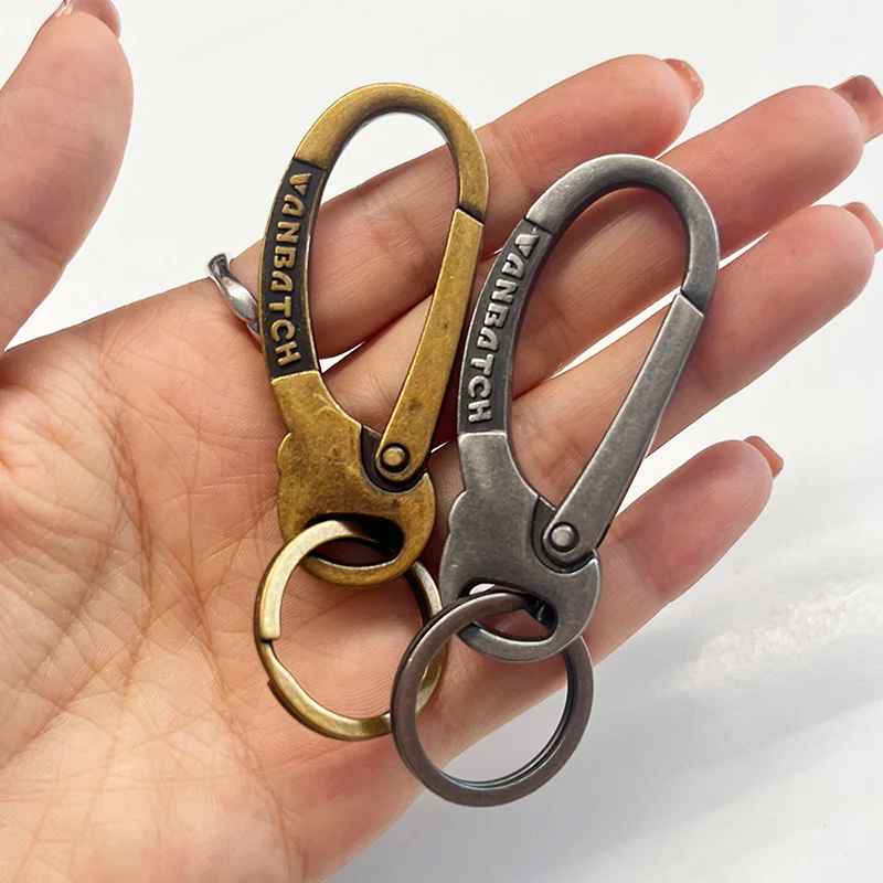 [YU] سلسلة مفاتيح معدنية كلاسيكية لتسلق الجبال، حلقة مفاتيح للسيارة، ديكور معلق على الخصر