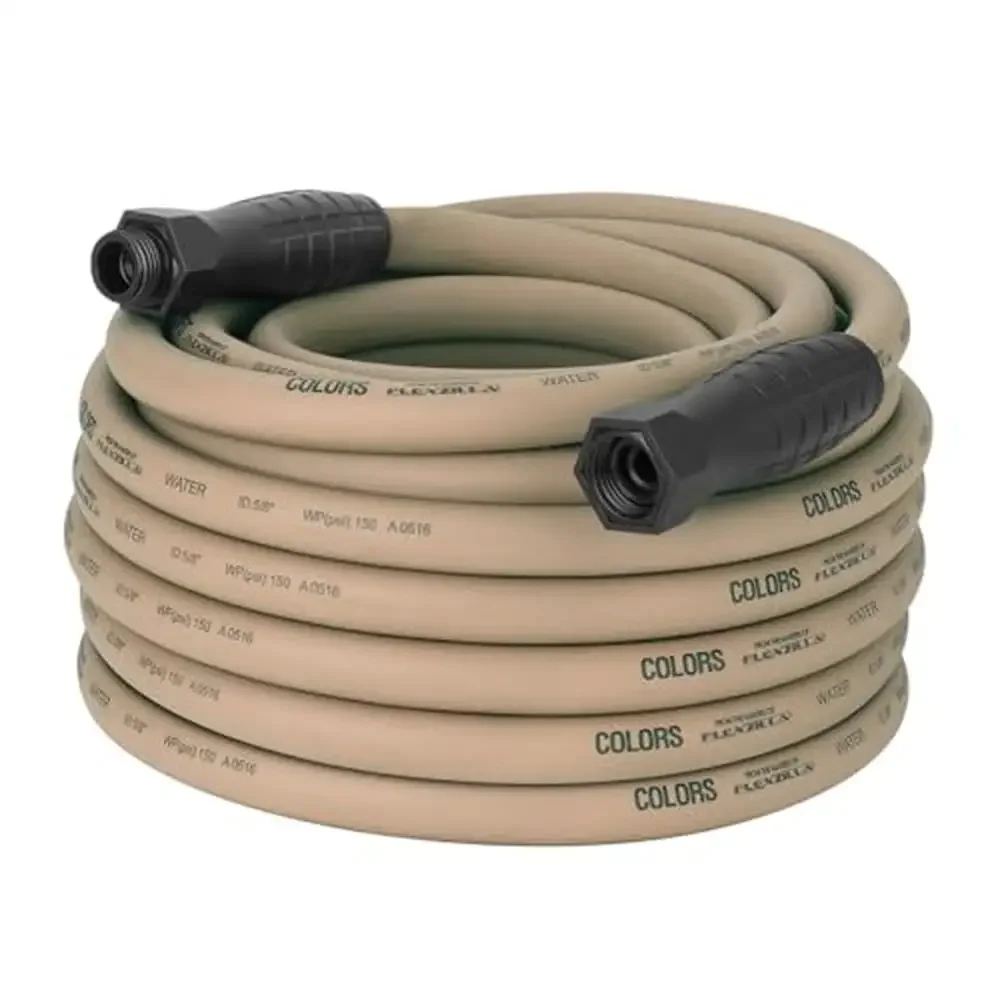

SwivelGrip Garden Hose 75' All Weather Flexible Durable Brown Mulch