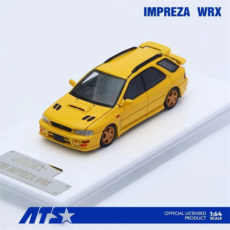 Pré-venda: Miniatura de Carro Die-Cast ATS 1:64 WRX IMPREZA – Presente Colecionável