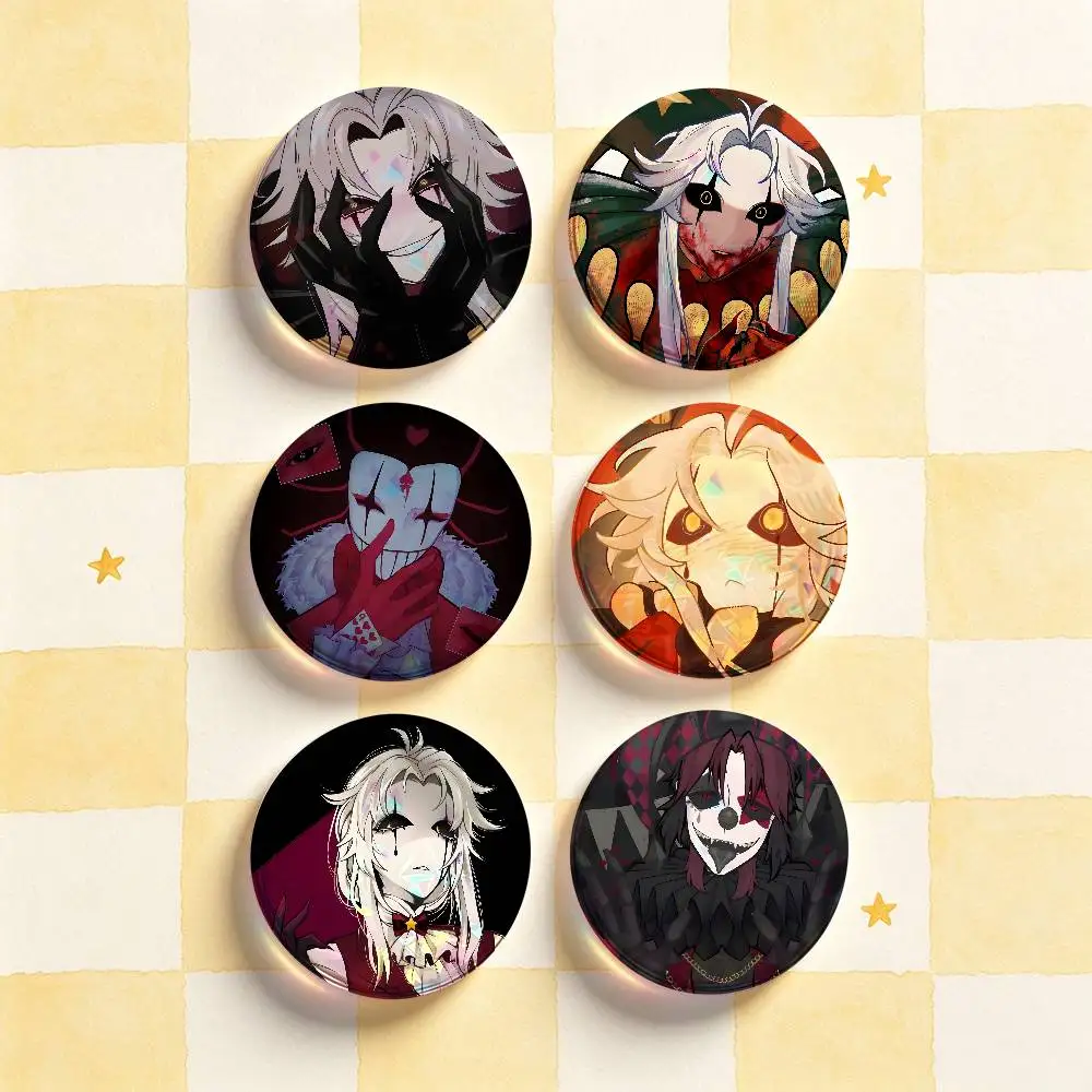 C-Clownpierce Danger Clown Custom Badges 75mm 44mm 25mm 32mm 58mm Hat Backpack Accessories Toys Collect Gifts Large