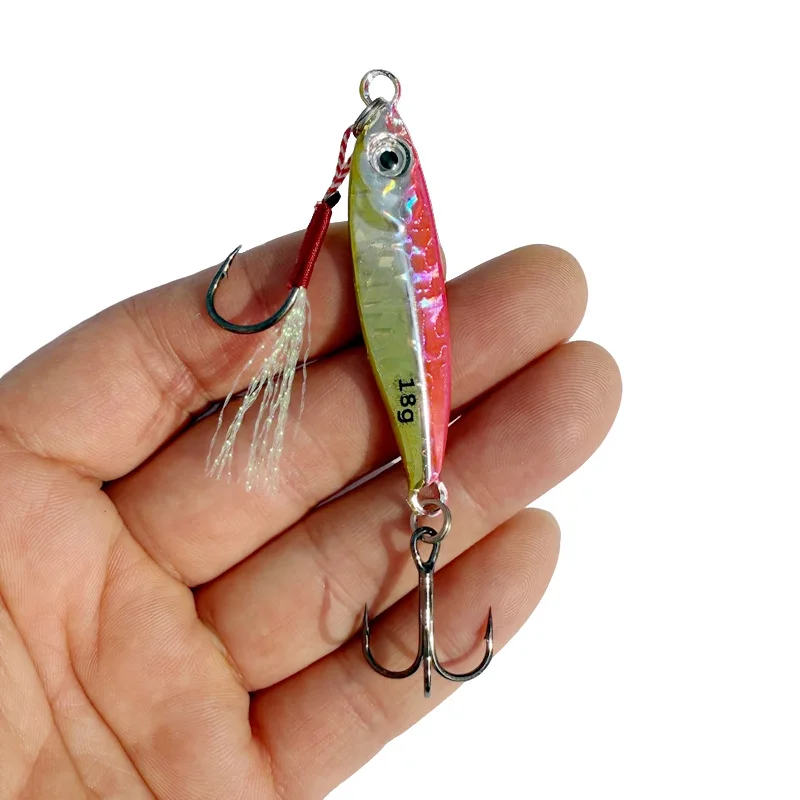 Angelköder, langsam schüttelnder Jigbait, 14 g, 20 g, Metallvorrichtungen, Drift-Down, sinkende Kunstköder, bunte Anziehungskraft, Makrele, harter Köder – Detail 7
