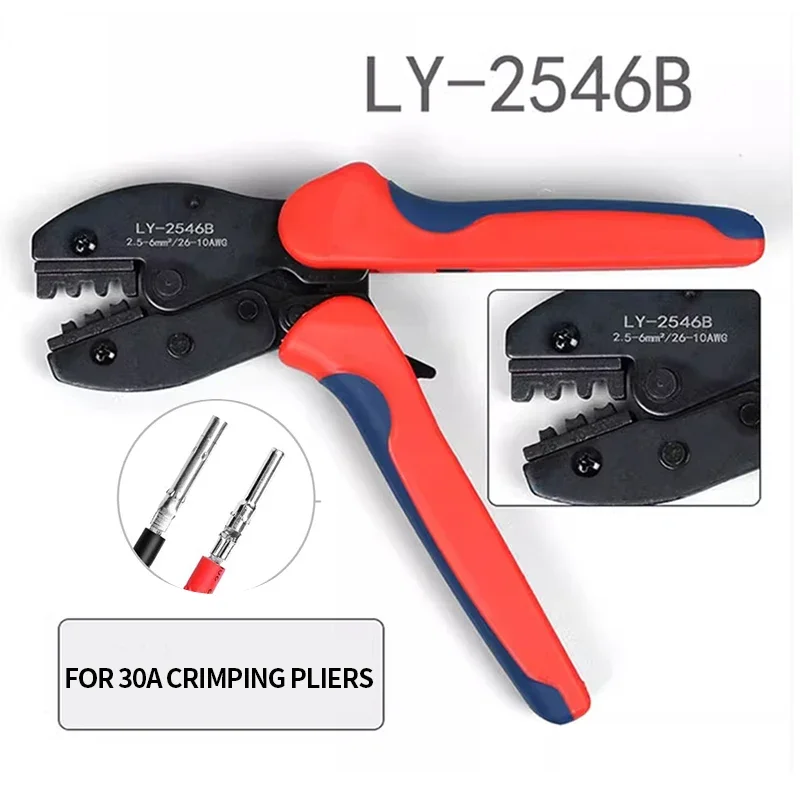 Solar PV Crimping Tool Kit For AWG14-10,2.5/4/6mm², Solar Connectors, Wire Cable Cutter, Spanner Wrench, All in 1 Oxford Bag