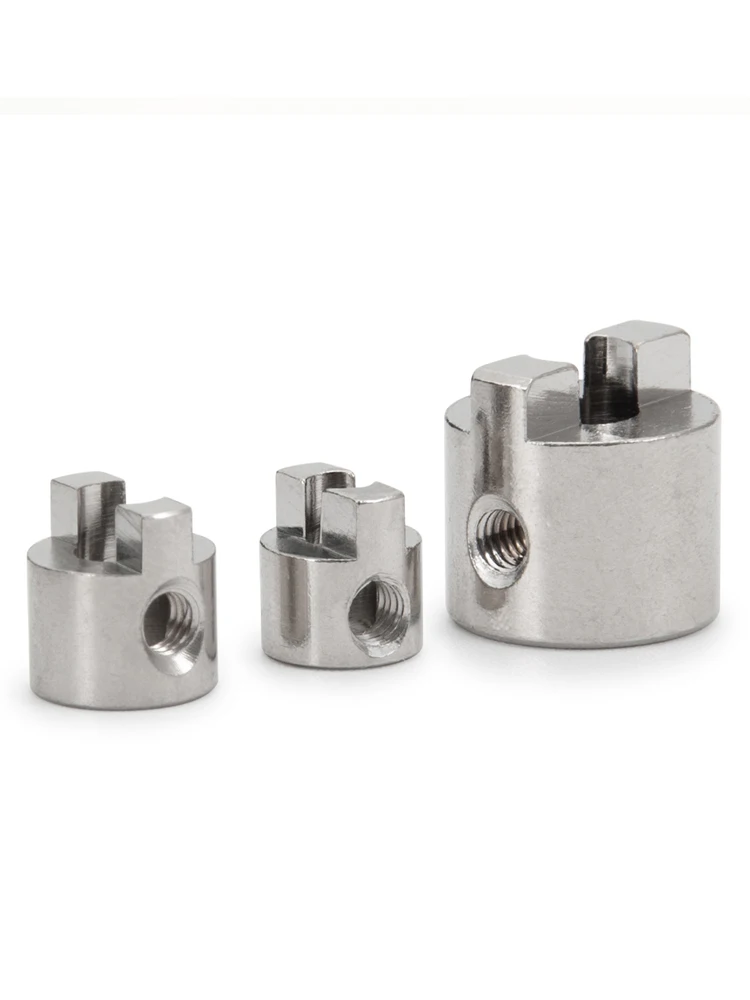 MIBIDAO-Connecteur de béquille d'arbre de chien d'entraînement en acier inoxydable, fourche à palette pour bateau électrique RC, accessoires de modèle, 3mm, 4mm, 5mm, 5 pièces