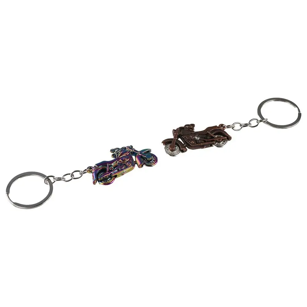 Simulation Motorcycle Mini Motorcycle Model Keyring Zinc Alloy Pendant Cute Simulation Car Keychain Mini Motorcycle
