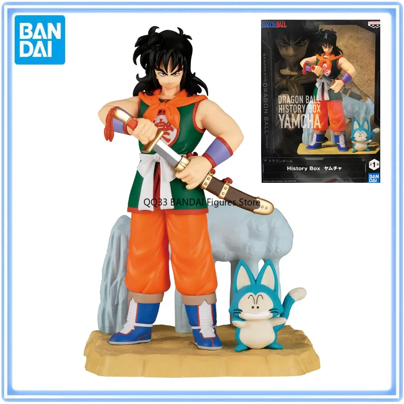 

BANDAI оригинальный Dragon Ball супер историческая коробка YAMCHA фигурки модель хобби коллекционные украшения для рабочего стола