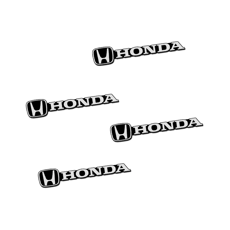 4pcs car audio decorate 3D Aluminum Badge Emblem Sticker For Mugen Power Honda Civic Accord CRV Hrv Jazz accessories