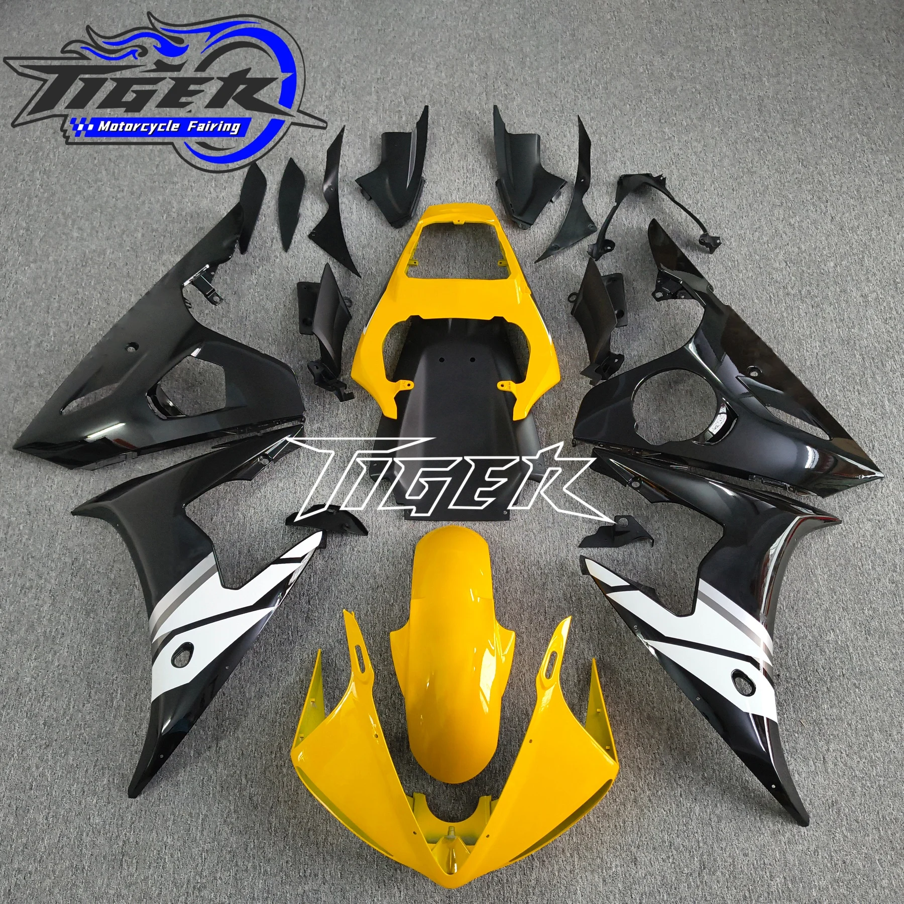For YZF-R6 YZF R6 2003 2004 2005 R6S 2006 2007 2008 2009 Motorcycle Fairing Accessories Shell Bodywork Set RJ051 RJ09