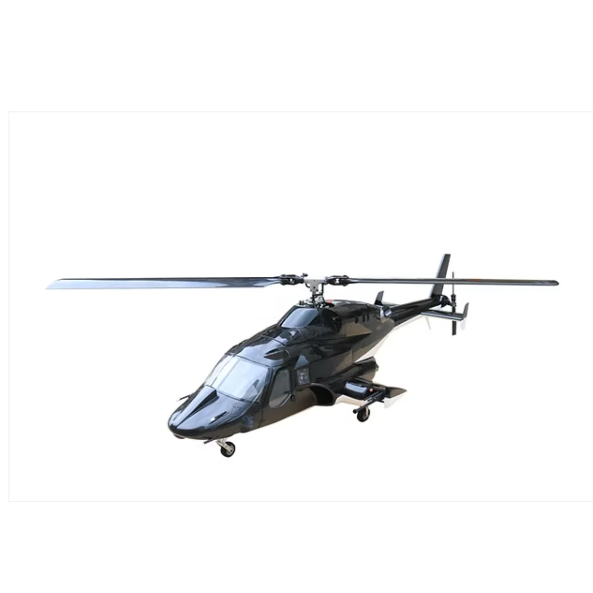 ROBAN 600 Size Airwolf ARF Scale Helicopter Fuselage Fiberglass Body Shell with Mechanics Ready