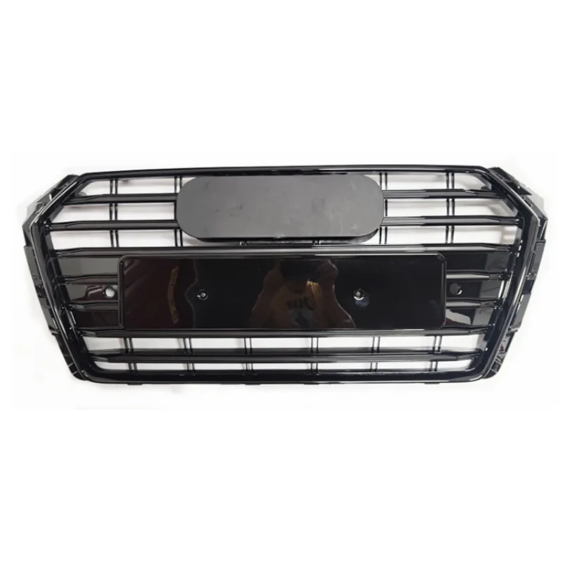 

Front Hood Grille Car Front Bumper Grill Center Grille Upgrade for S4 Grill for A4/S4 B9 2017-2019 Fast Shipping