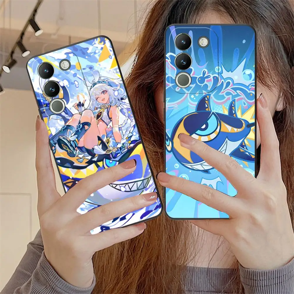 

Game GI Mualani Phone Case for VIVO V60 V50 V40 V30 V29 V27 V25 V23 Pro Lite 5G Soft TPU Shockproof Cover
