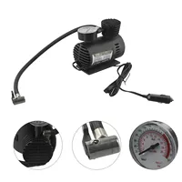 12V 300 PSI Portable Air Compressor Car Truck Tyre Pump Electric Tire Inflator Pump With Gauge Car Inflatable Pump Accessories