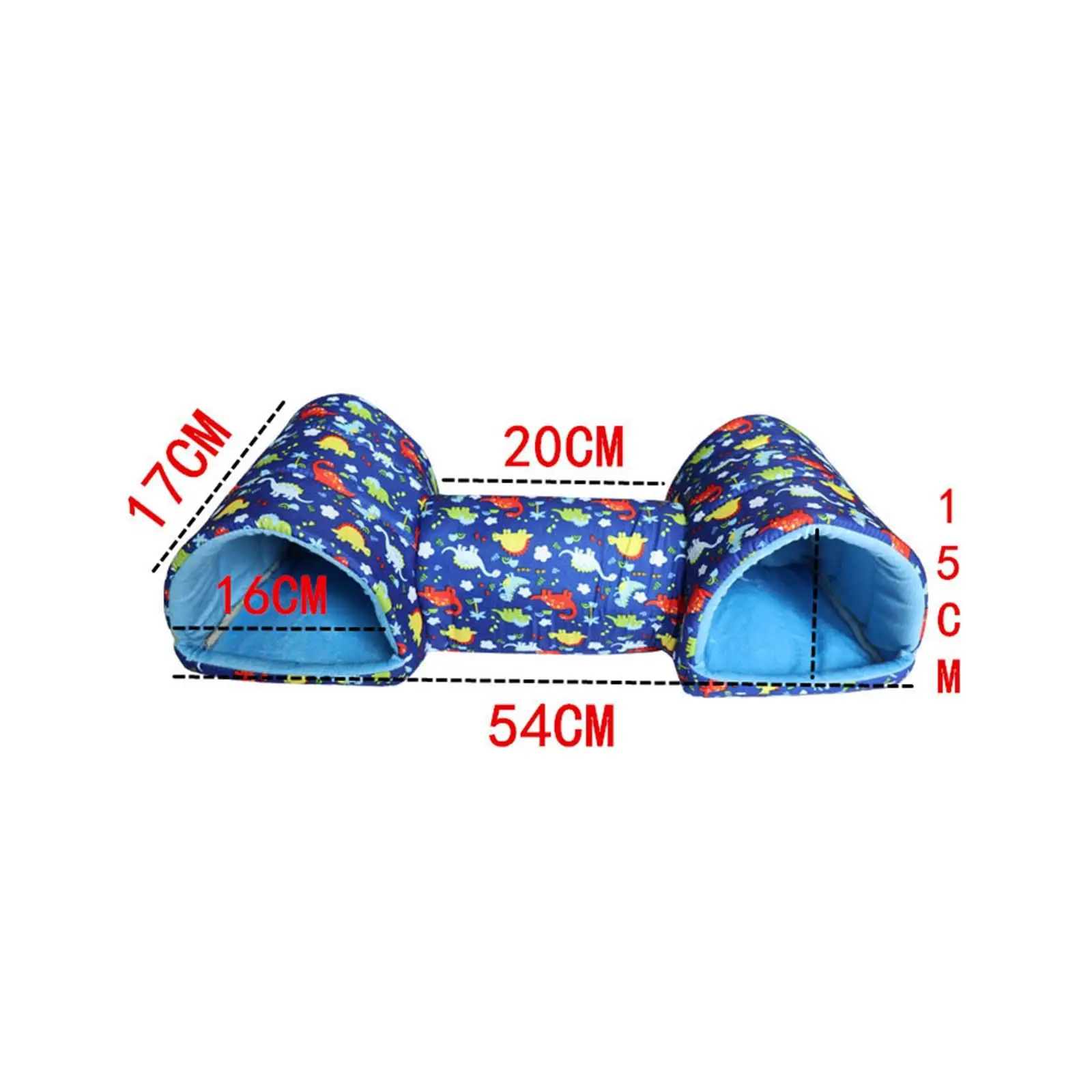 Guinea Pig Tunnel and Bed Corner Tunnel Breathable Hamster Hideout Bunny House for Chinchilla Mice Hedgehog Small Animals Ferret