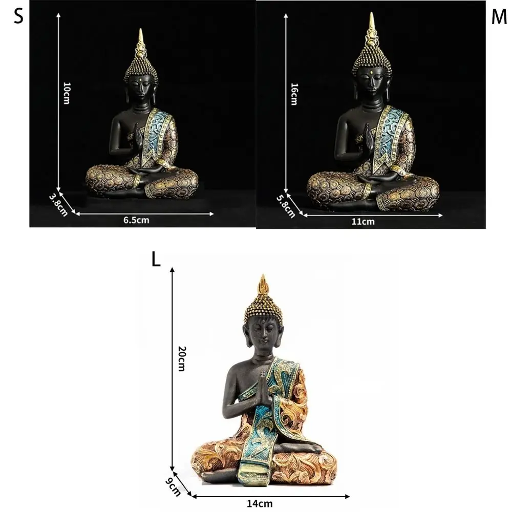 Vintage Buddhism Hindu Large Unique Design Home Decor Hand Made Porch Ornaments Fengshui Sculpture Resin Crafts Buddhist Statue
