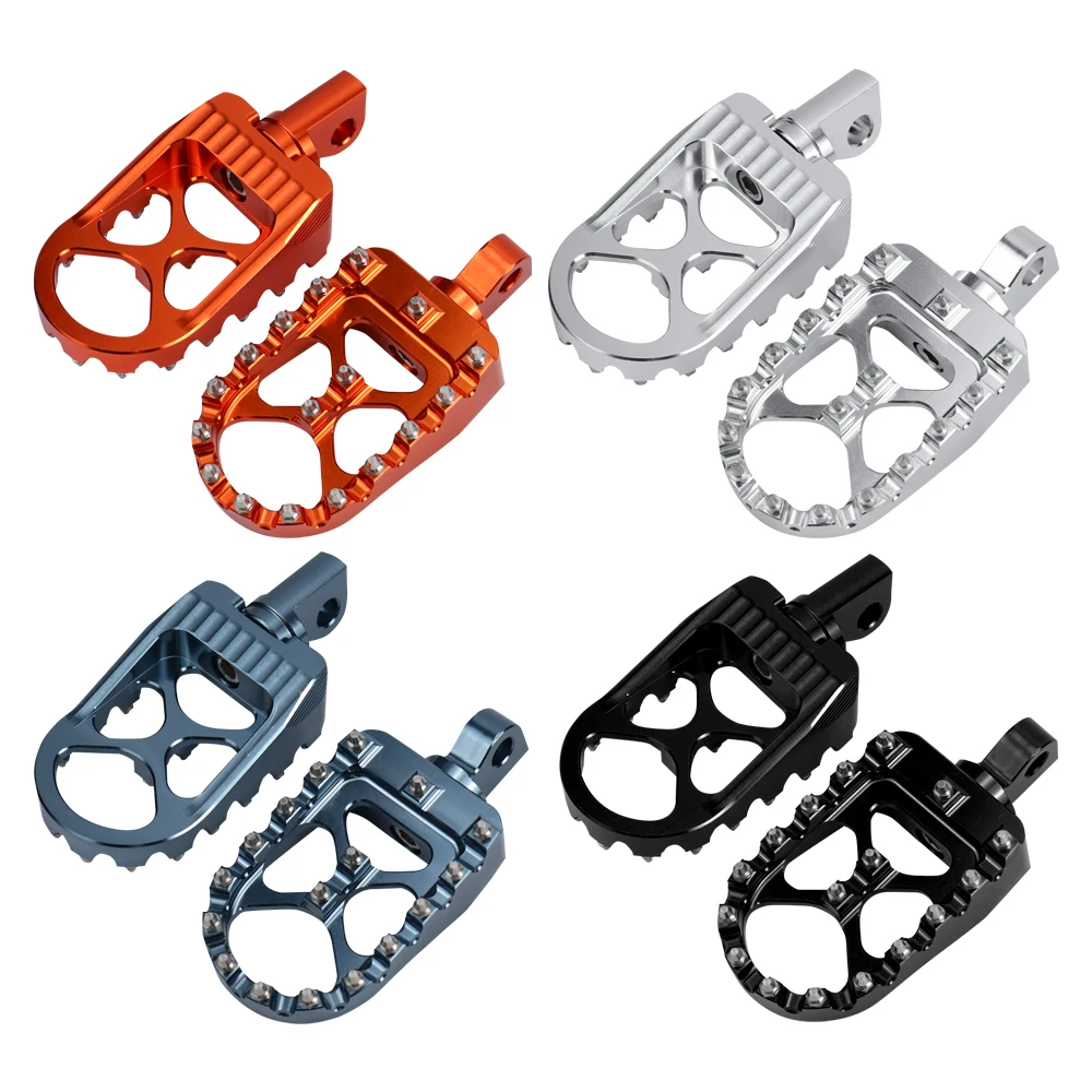 Motorcycle Foot Pegs MX Wide Fat Footrests Pedals For Harley Sportster XL 883 1200 and XL1200C 2011-later H6 2018-later XL1200XS