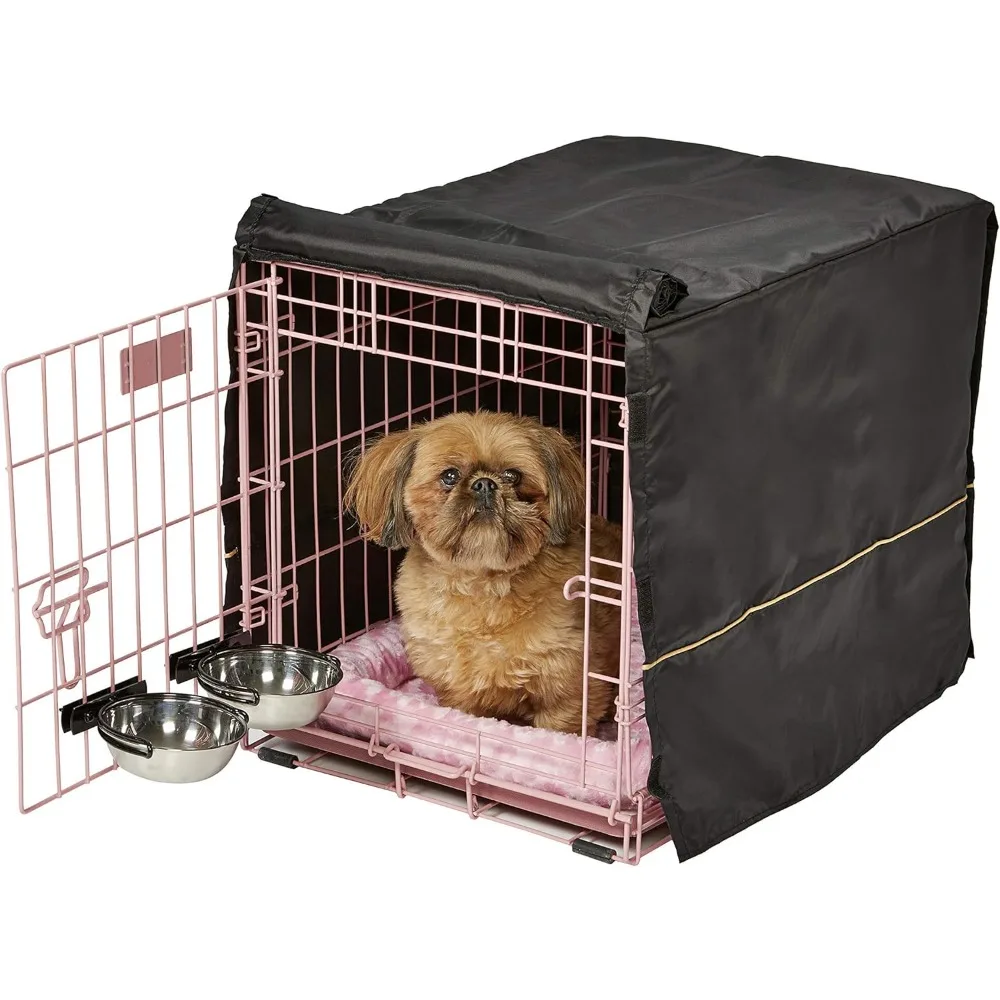 

MidWest Homes for Pets iCrate Dog Crate Starter Kit, 24-Inch Dog Crate Kit Ideal for Small Dog Breeds ( uo to 25 pounds)