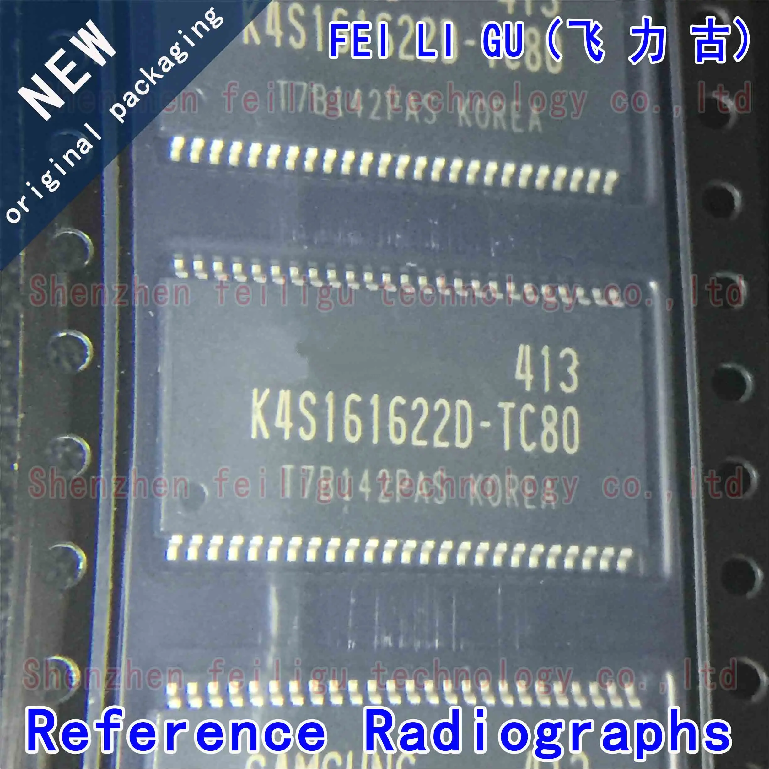 1/10/30PCS 100% New original K4S161622D-TC80 K4S161622D package:TSSOP50 DRAM memory chip