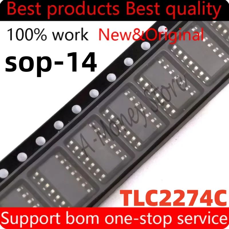 

(10pcs)TLC2274C TLC2274 TLC2274CDR sop-14