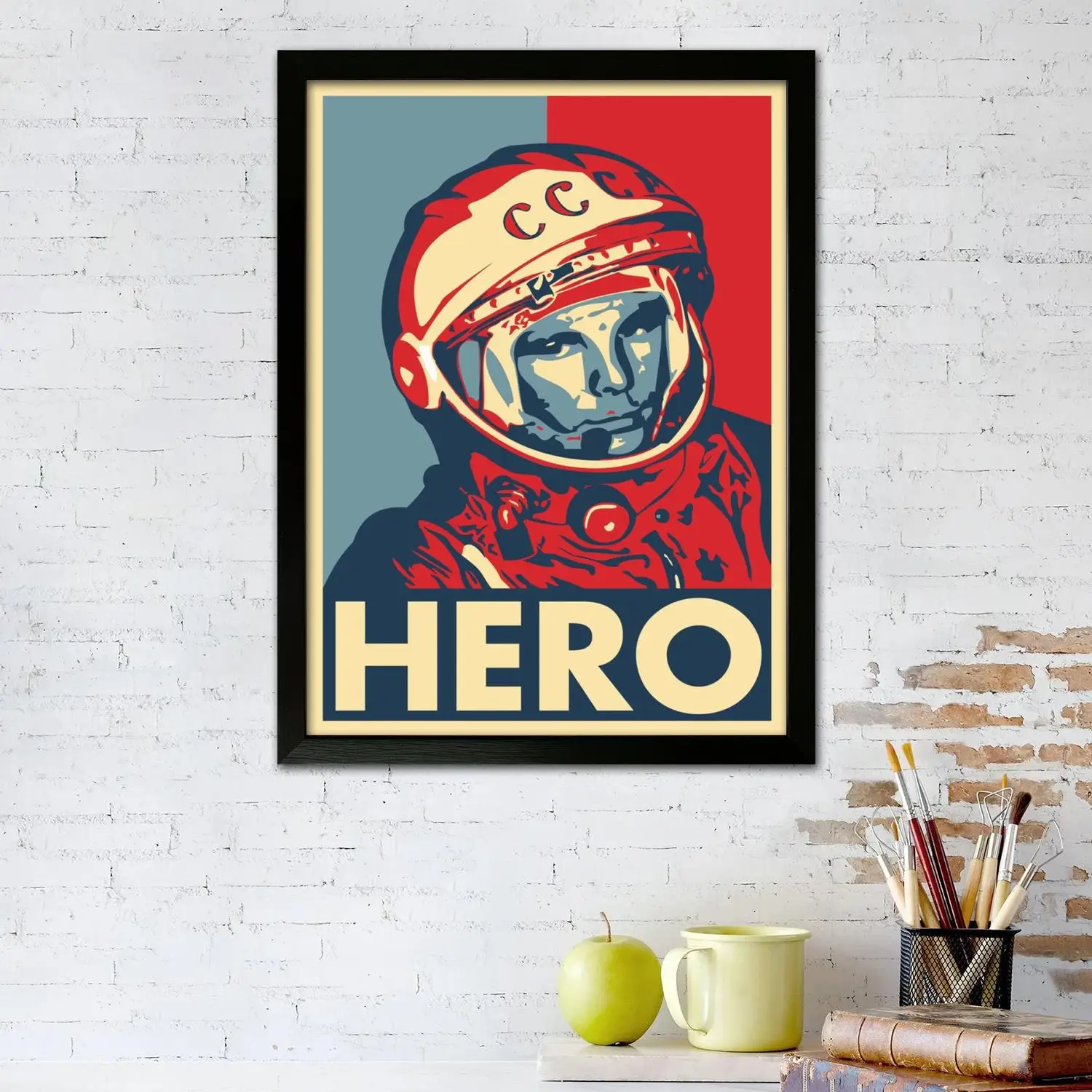 gagarin Canvas Art Poster and Wall Art, Picture Print, Modern Family Bedroom Decor, Posters,Decorative painting