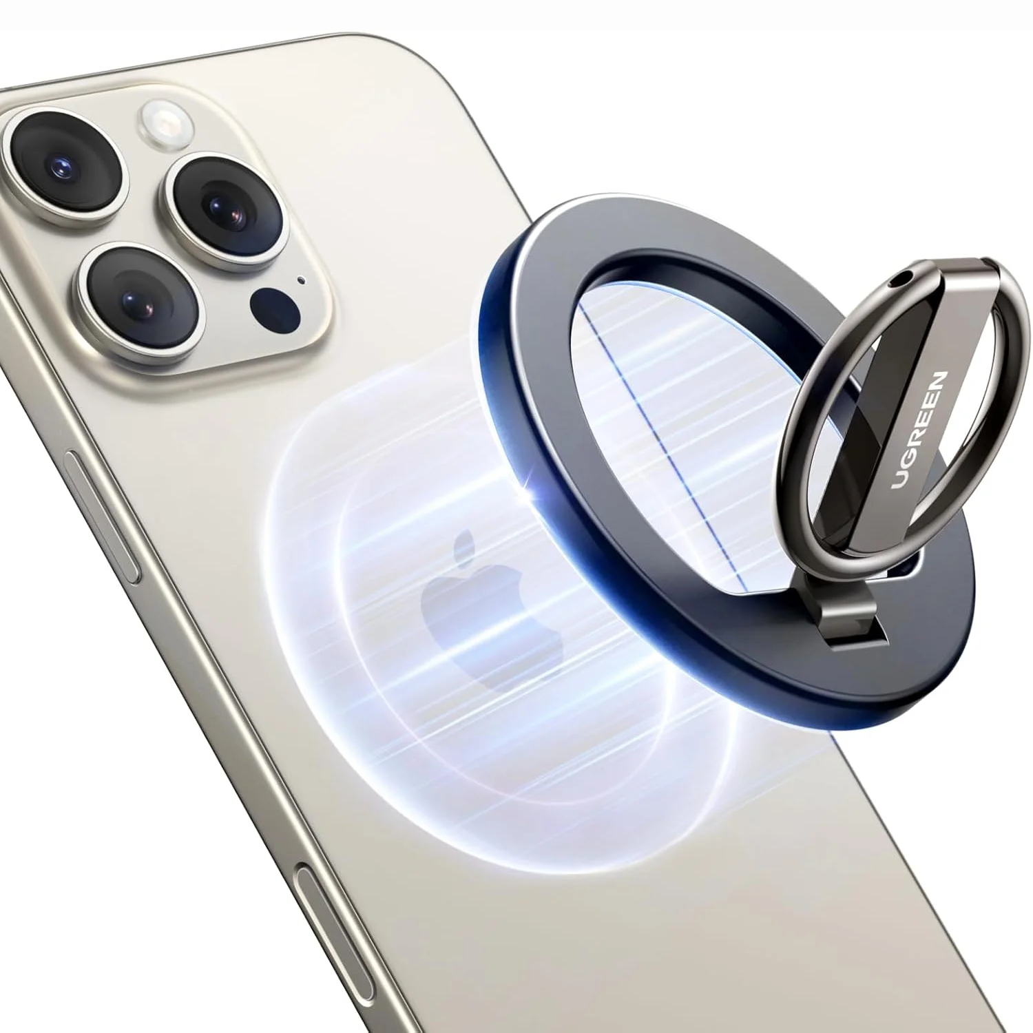 

UGREEN Magnetic Phone Grip for MagS Phone Holder, Universal Strong Magnetic Ring Phone Stand