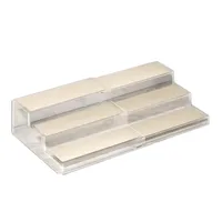 Estante de especias tipo escalera expandible de 3 niveles