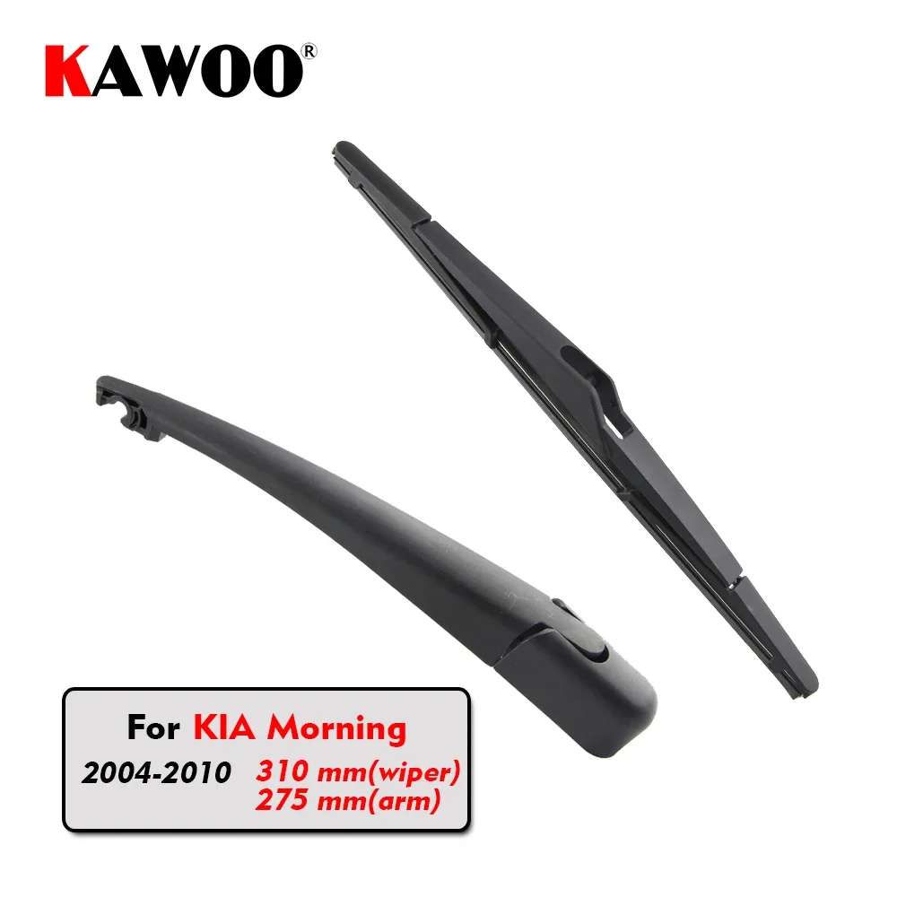 KAWOO Car Rear Wiper Blade Blades Back Window Wipers Arm For KIA Morning Hatchback (2004-2010) 310mm Auto Windscreen Blade