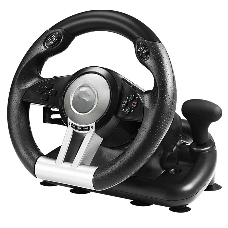 Computer game console racing game steering wheel car simulator oka 2 learn to drive