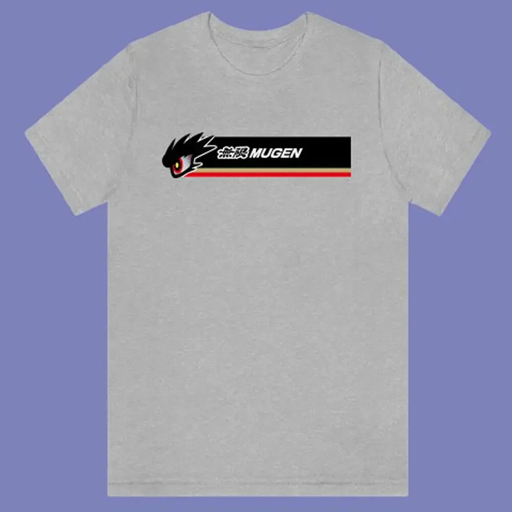 Mugen Power Japan Racing Men's Grey T shirt Size S 3XL